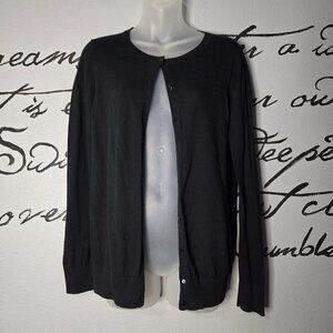 Maternity Crew-Neck Cardigan | Old Navy, Black, M